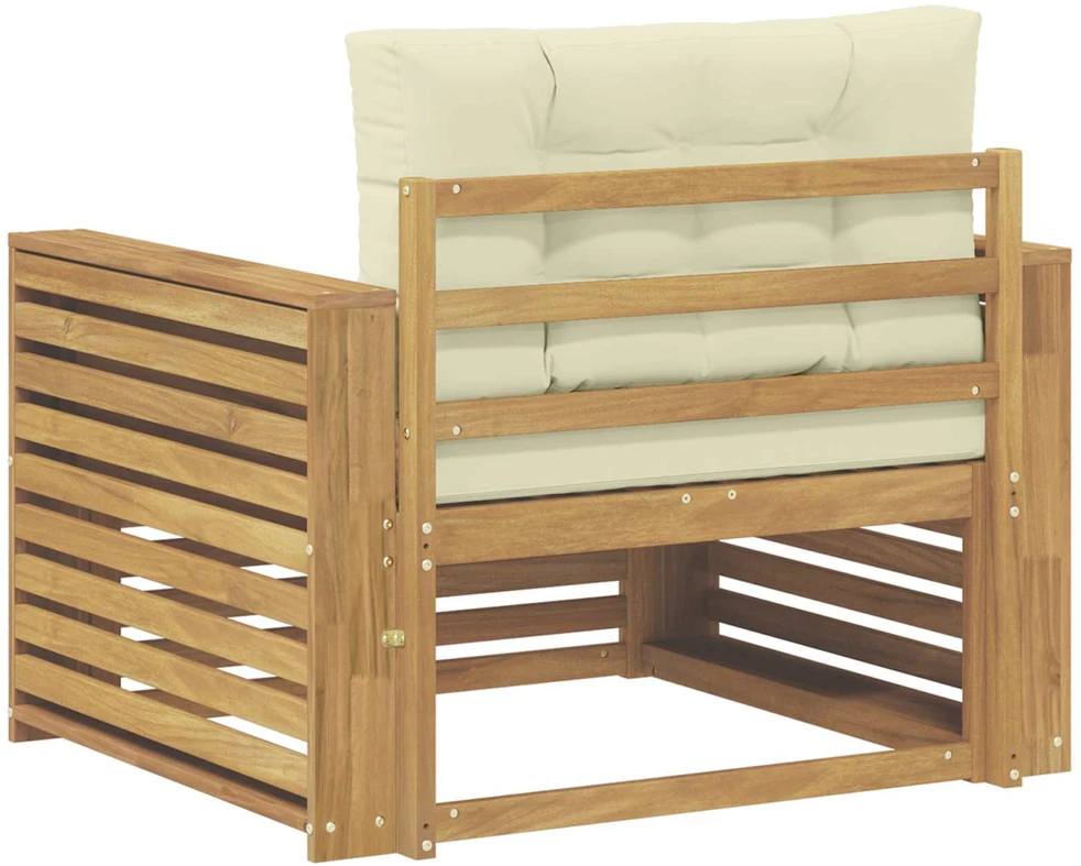 Lauko sofa Poliesteris Ruda ir kreminė