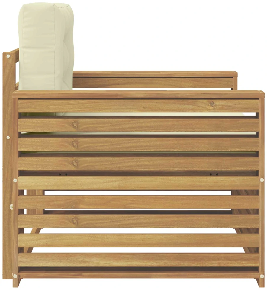 Lauko sofa Poliesteris Ruda ir kreminė