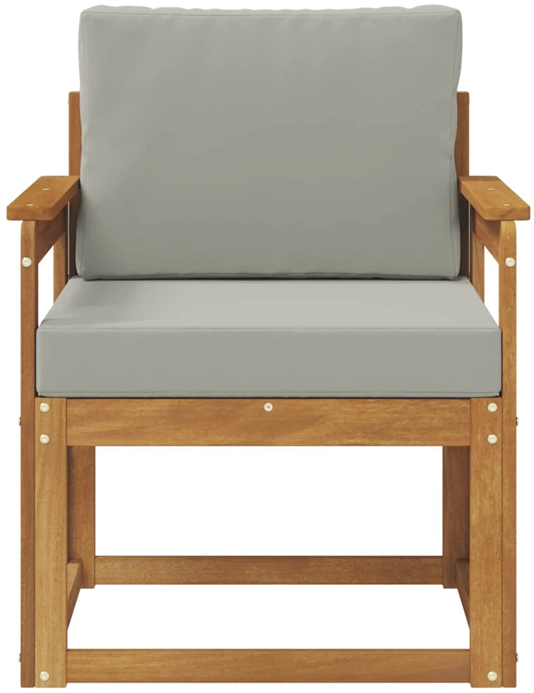 Lauko sofa Tvirta akacijos mediena ir poliesteris