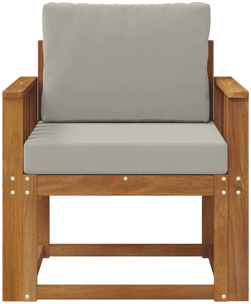 Lauko sofa Tvirta akacijos mediena ir poliesteris