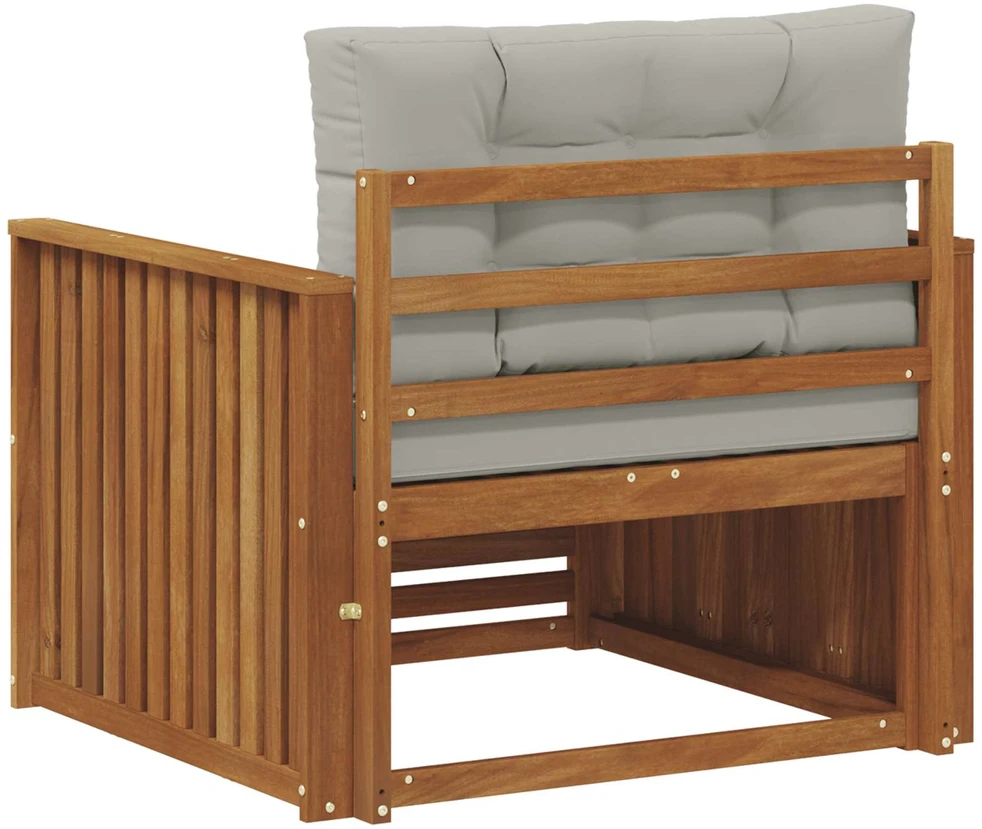 Lauko sofa Tvirta akacijos mediena ir poliesteris