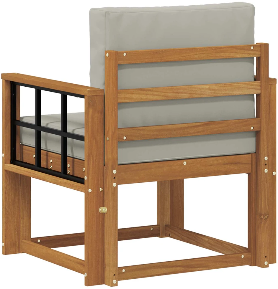 Lauko sofa Tvirta akacijos mediena ir poliesteris