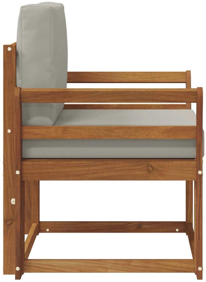 Lauko sofa Tvirta akacijos mediena ir poliesteris