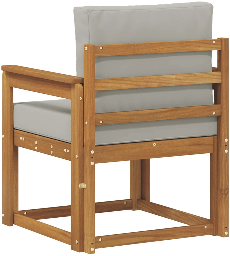 Lauko sofa Tvirta akacijos mediena ir poliesteris