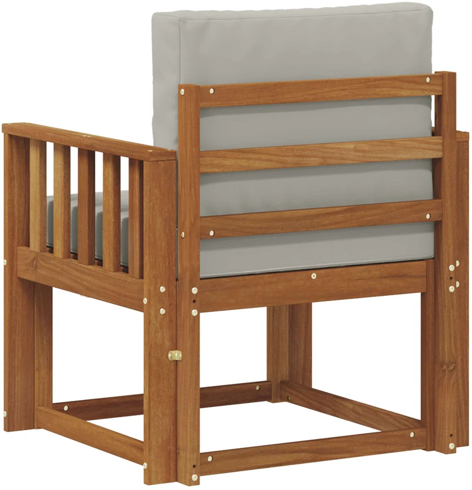 Lauko sofa Tvirta akacijos mediena ir poliesteris