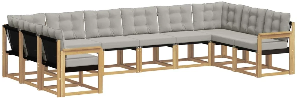 Lauko sofos komplektas 10 vnt. 10 vietos