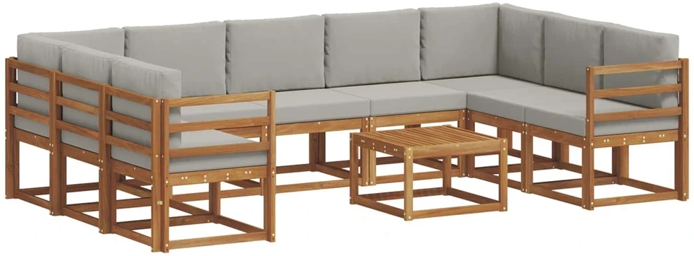 Lauko sofos komplektas 10 vnt. 9 vietos