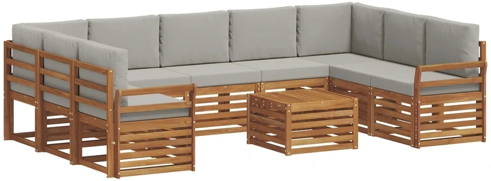 Lauko sofos komplektas 10 vnt. 9 vietos