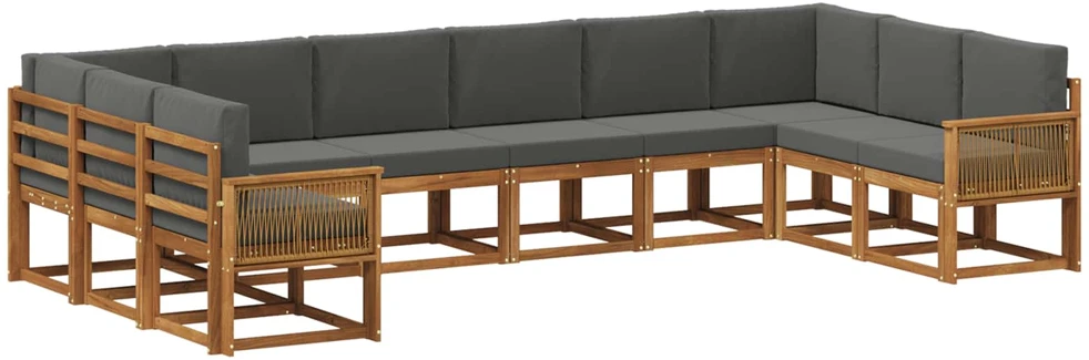 Lauko sofos komplektas 10 vnt. 10 vietos