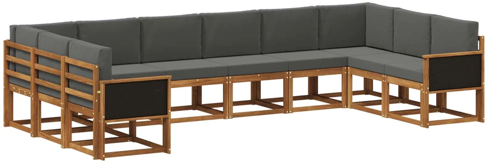 Lauko sofos komplektas 10 vnt. 10 vietos