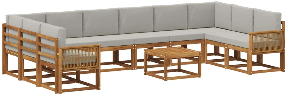 Lauko sofos komplektas 11 vnt. 10 vietos