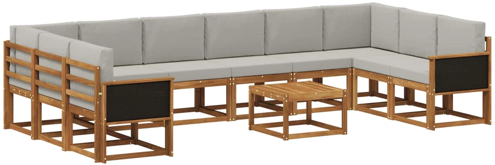 Lauko sofos komplektas 11 vnt. 10 vietos