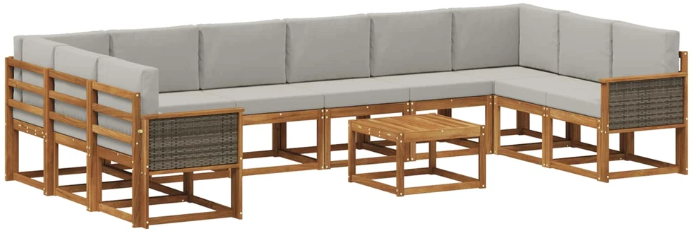 Lauko sofos komplektas 11 vnt. 10 vietos