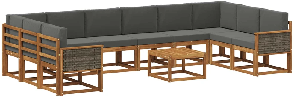 Lauko sofos komplektas 11 vnt. 10 vietos