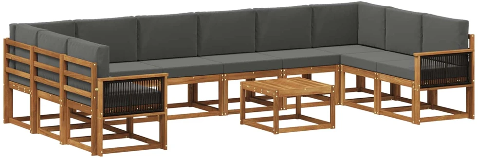 Lauko sofos komplektas 11 vnt. 10 vietos