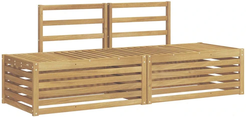 Lauko sofos komplektas 3 Vienetas Balta 182,5 x 63 x 73 cm