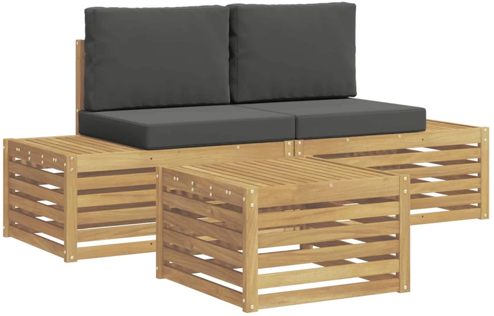 Lauko sofos komplektas 4 Vienetas
