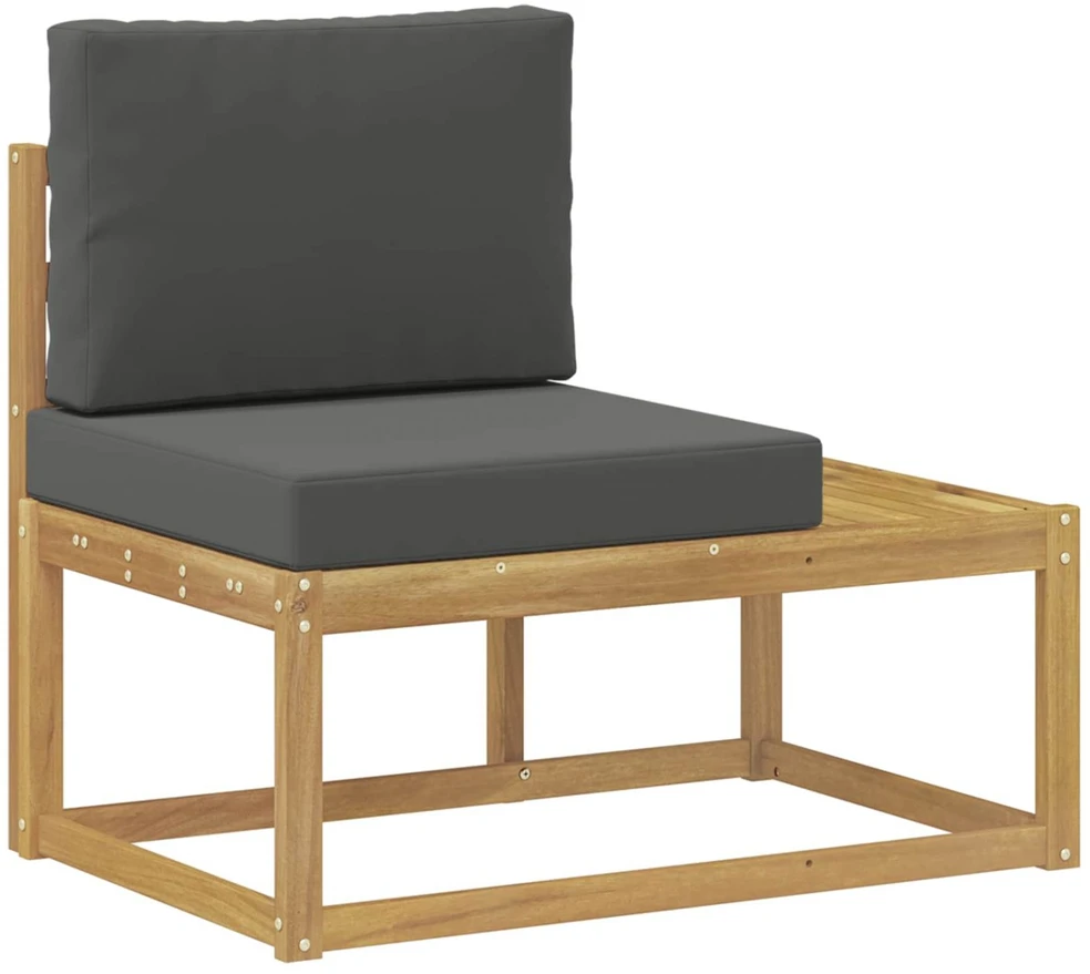 Lauko sofos komplektas 4 Vienetas Balta ir antracito