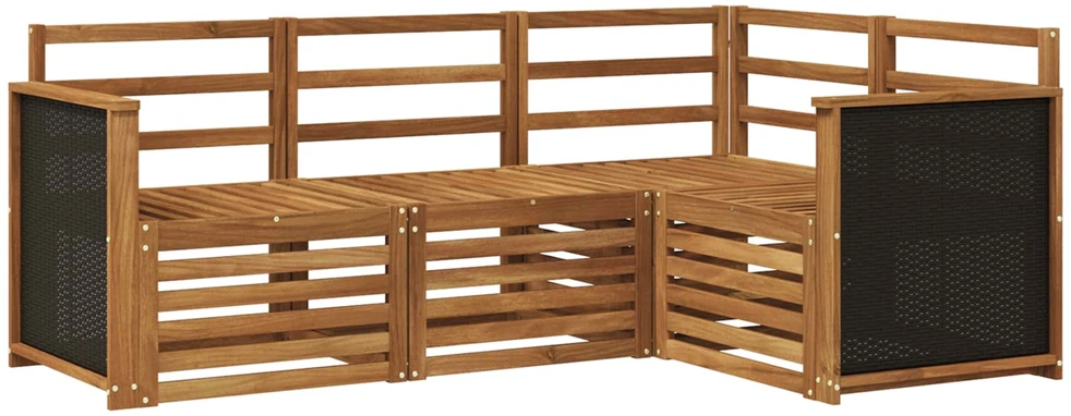 Lauko sofos komplektas 4 vnt. Poliesteris