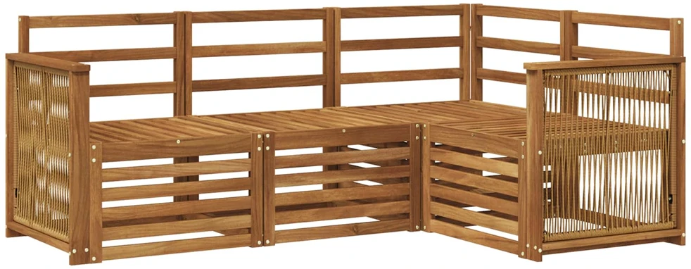 Lauko sofos komplektas 4 vnt. Poliesteris