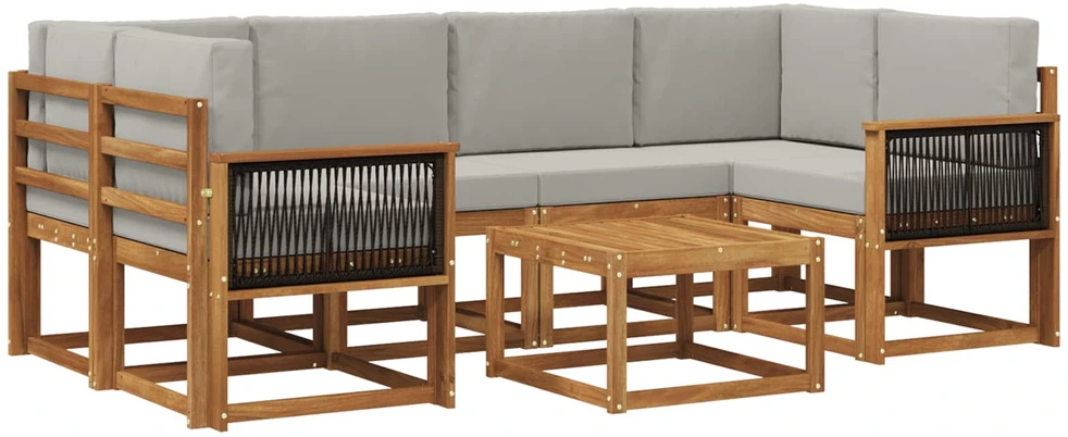 Lauko sofos komplektas 5 vnt. 6 vietos
