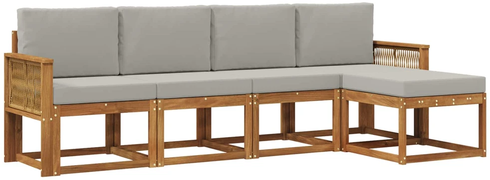 Lauko sofos komplektas 5 vnt. 5 vietos