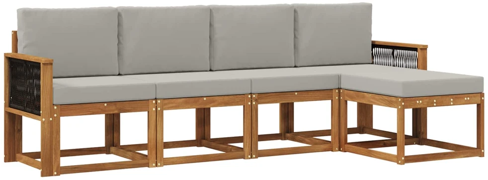 Lauko sofos komplektas 5 vnt. 5 vietos
