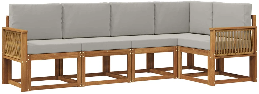 Lauko sofos komplektas 5 vnt. 5 vietos
