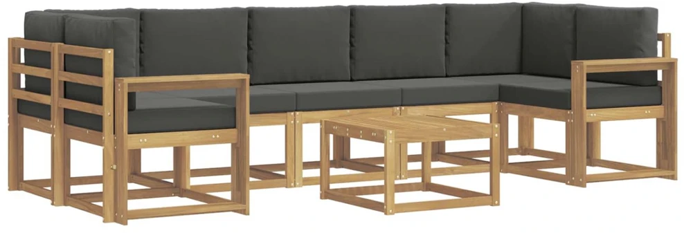 Lauko baldų komplektas Lauko sofos komplektas 6 vnt.