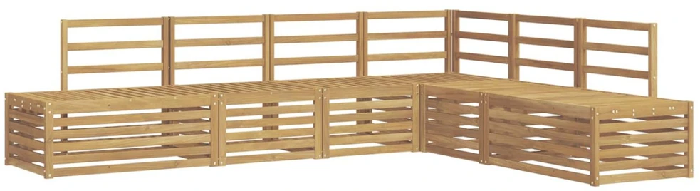 Lauko sofos komplektas 6 Vienetas Balta