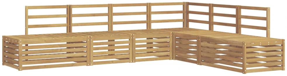 Lauko sofos komplektas 6 Vienetas Balta