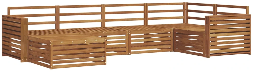 Lauko sofos komplektas 6 vnt. Natūrali