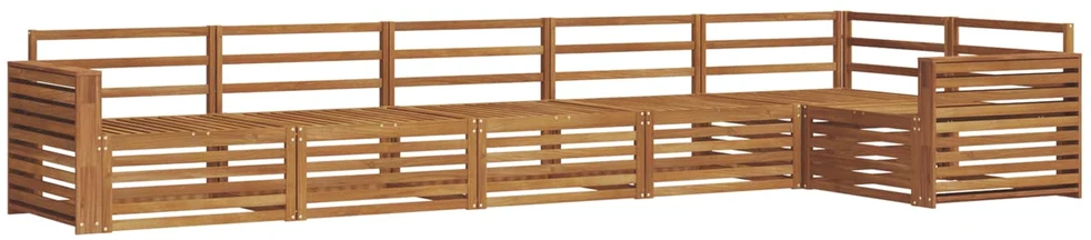 Lauko sofos komplektas 6 vnt. Natūrali