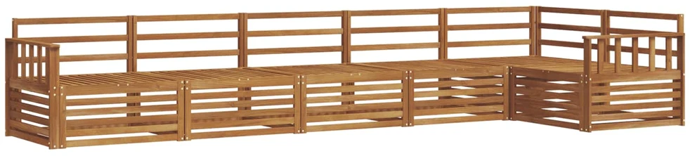 Lauko sofos komplektas 6 vnt. Natūrali