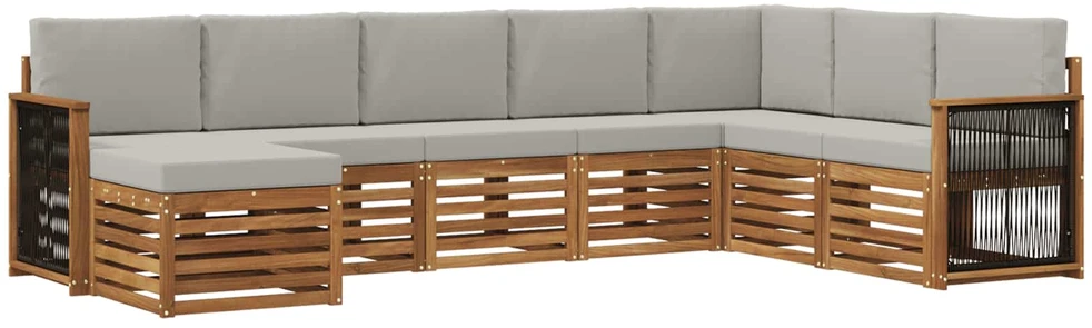 Lauko sofos komplektas 8 vnt. 8 vietos