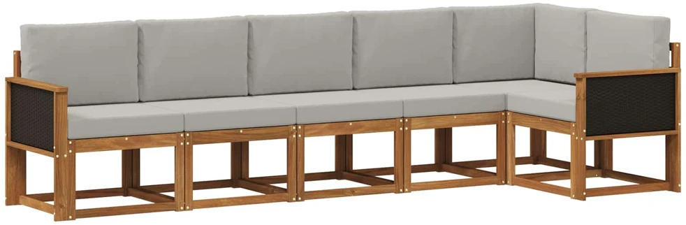 Lauko sofos komplektas 6 vnt. 6 vietos