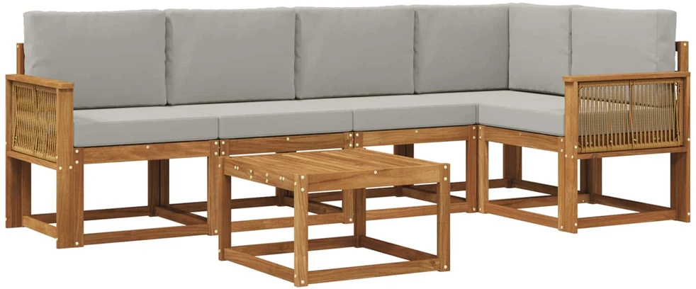 Lauko sofos komplektas 6 vnt. 5 vietos