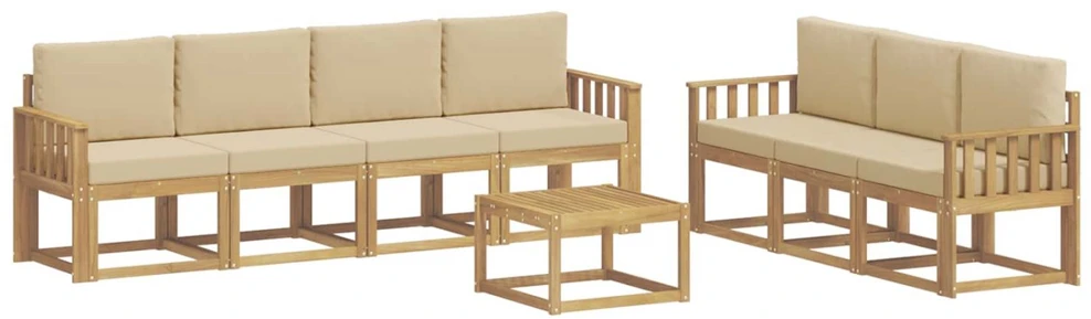 Lauko baldų komplektas Lauko sofos komplektas 7 vnt.