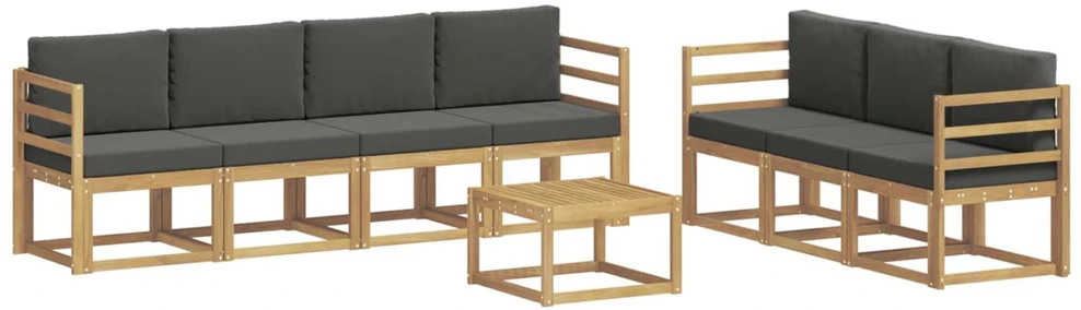 Lauko baldų komplektas Lauko sofos komplektas 7 vnt.