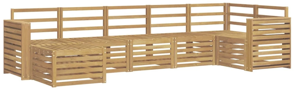 Lauko sofos komplektas 7 vnt. Balta