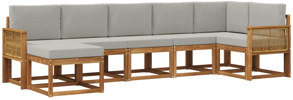 Lauko sofos komplektas 7 vnt. 7 vietos