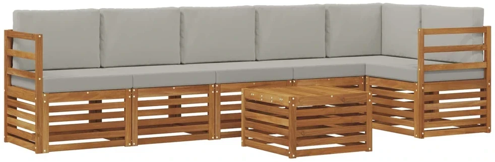 Lauko sofos komplektas 7 vnt. 6 vietos