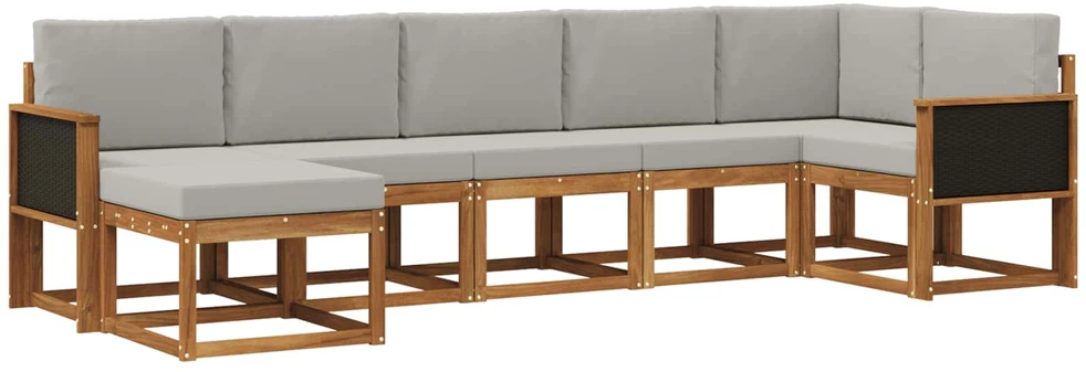 Lauko sofos komplektas 7 vnt. 7 vietos