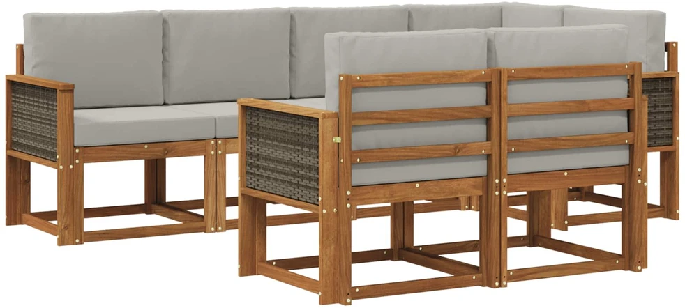 Lauko sofos komplektas 7 vnt. 7 vietos