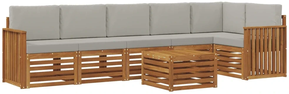 Lauko sofos komplektas 7 vnt. 6 vietos