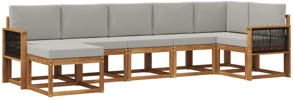 Lauko sofos komplektas 7 vnt. 7 vietos