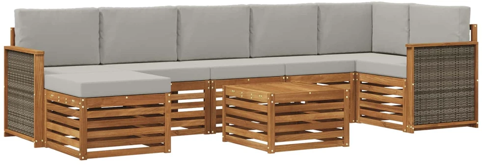 Lauko sofos komplektas 8 vnt. 8 vietos