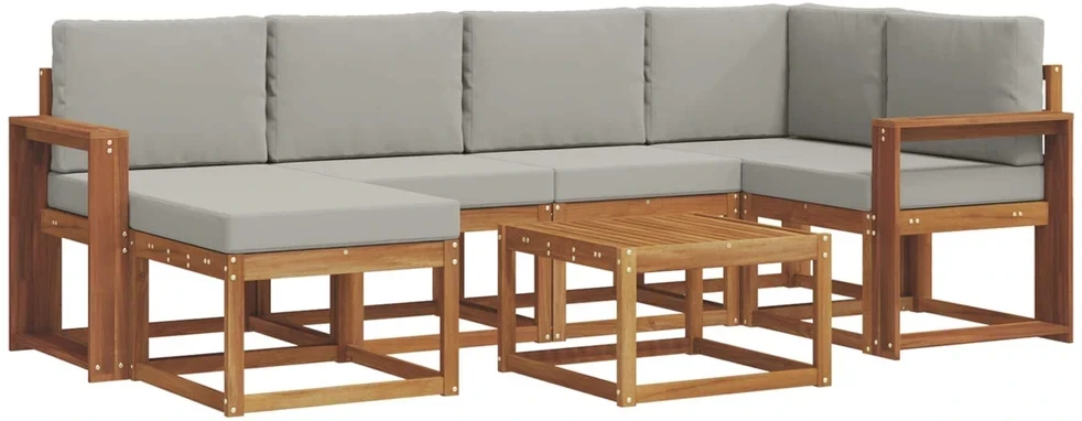 Lauko sofos komplektas 7 vnt. 6 vietos
