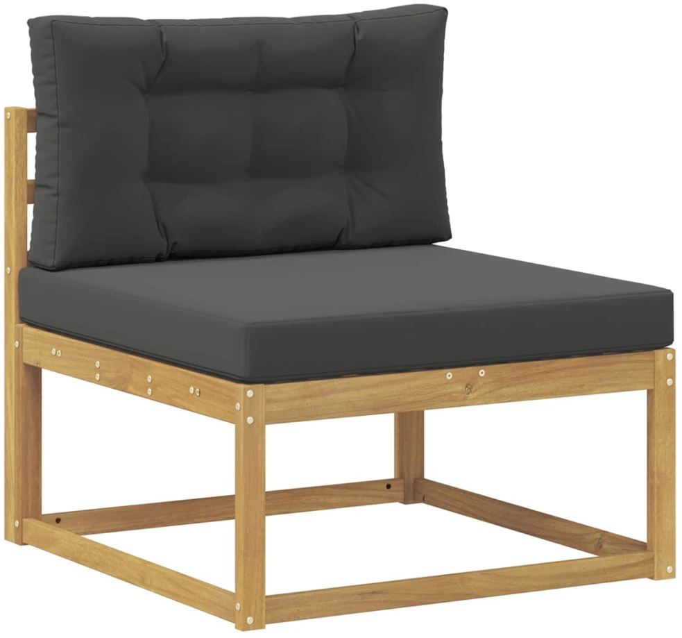 Lauko sofos komplektas 8 vnt. Balta ir antracito
