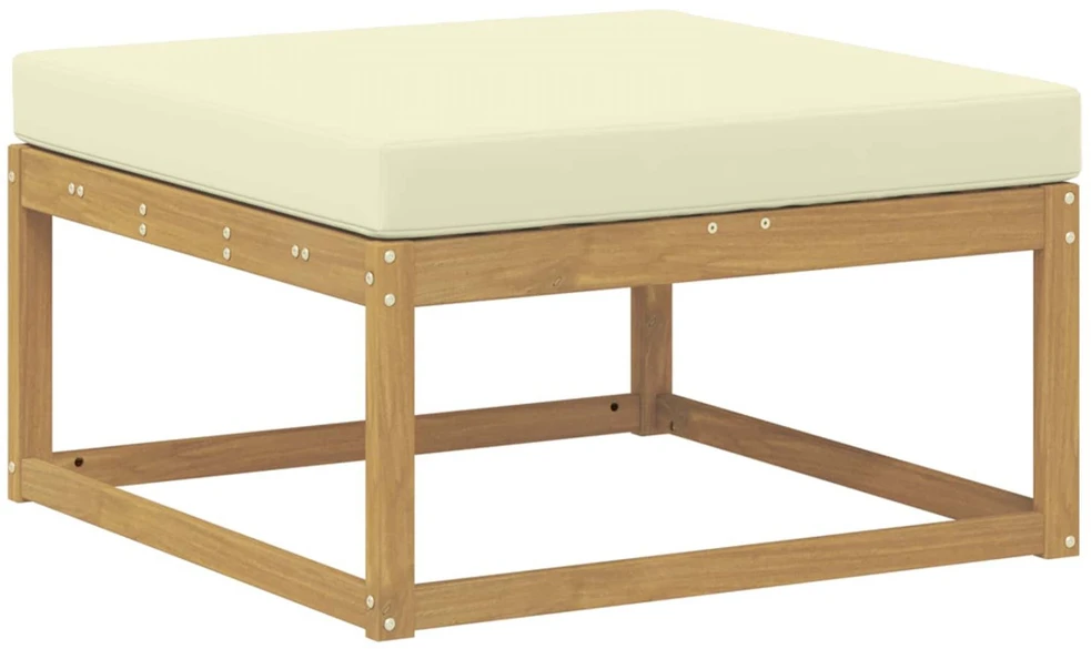 Lauko sofos komplektas 8 vnt. Balta ir kreminė
